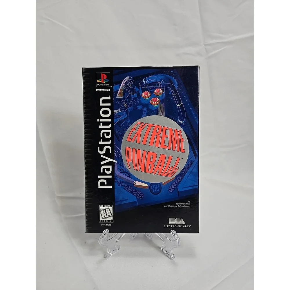 Extreme Pinball Long Box (Sony PlayStation 1, 1996) No Manual!‎